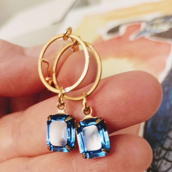 Not For Sale🌿Vintage Swarovski & Brass Rings - Picture 6 of 7